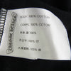 CHROME HEARTS クロムハーツ（原本無） 2024年心斎橋店購入時レシート原本付属 CH T-SHRT LTD 大阪限定 リミテッドエディション ポケット付き スクロールラベルプリント 半袖 クルーネック Tシャツ ブラック系 XL【中古】