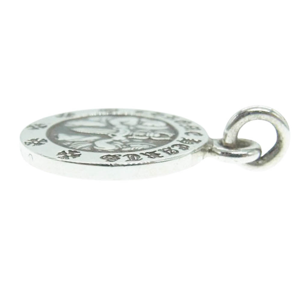CHROME HEARTS クロムハーツ（原本無） 2025年銀座店購入時レシート原本付属 CHRM ANGL MDL エンジェルメダル V2 チャーム ペンダントトップ シルバー系【中古】
