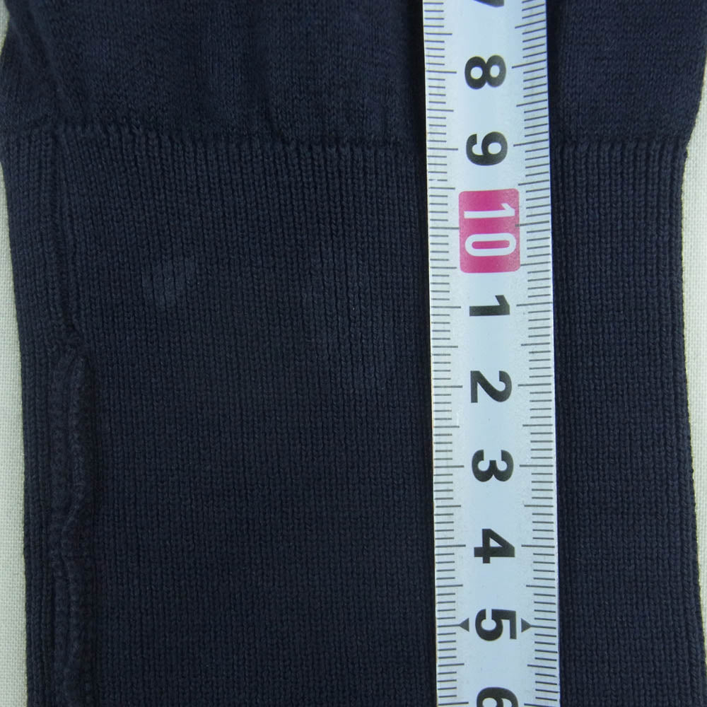 JOHN SMEDLEY ジョンスメドレー 英国製 クルーネック ニット セーター ダークネイビー系 S【中古】