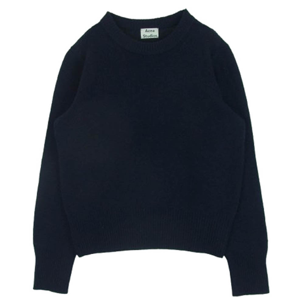 ACNE STUDIOS アクネストゥディオズ KAI PAW17 ウール ニット セーター 中国製 ネイビー系 M【中古】