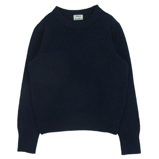 ACNE STUDIOS アクネストゥディオズ KAI PAW17 ウール ニット セーター 中国製 ネイビー系 M【中古】