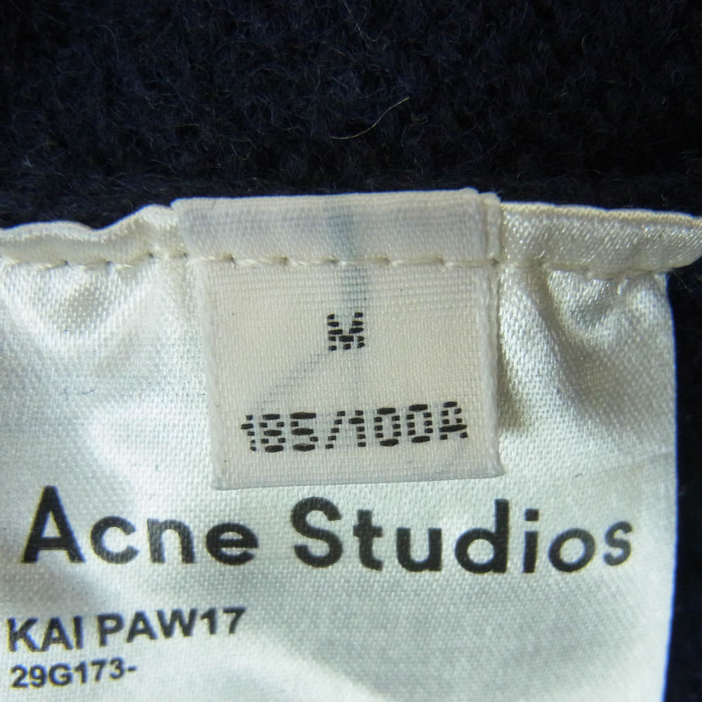 ACNE STUDIOS アクネストゥディオズ KAI PAW17 ウール ニット セーター 中国製 ネイビー系 M【中古】