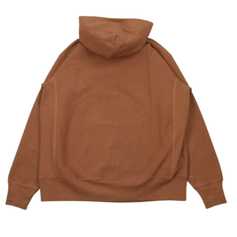 AURALEE オーラリー 17AW A7AP025M Super Milled Hoodie プルオーバー スウェット パーカー オレンジ系 4【中古】