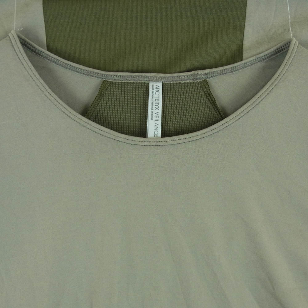 ARC'TERYX アークテリクス VEILANCE ヴェイランス CEVIAN COMP SS SHIRT 半袖 Tシャツ 中国製 グリーン系 M【中古】
