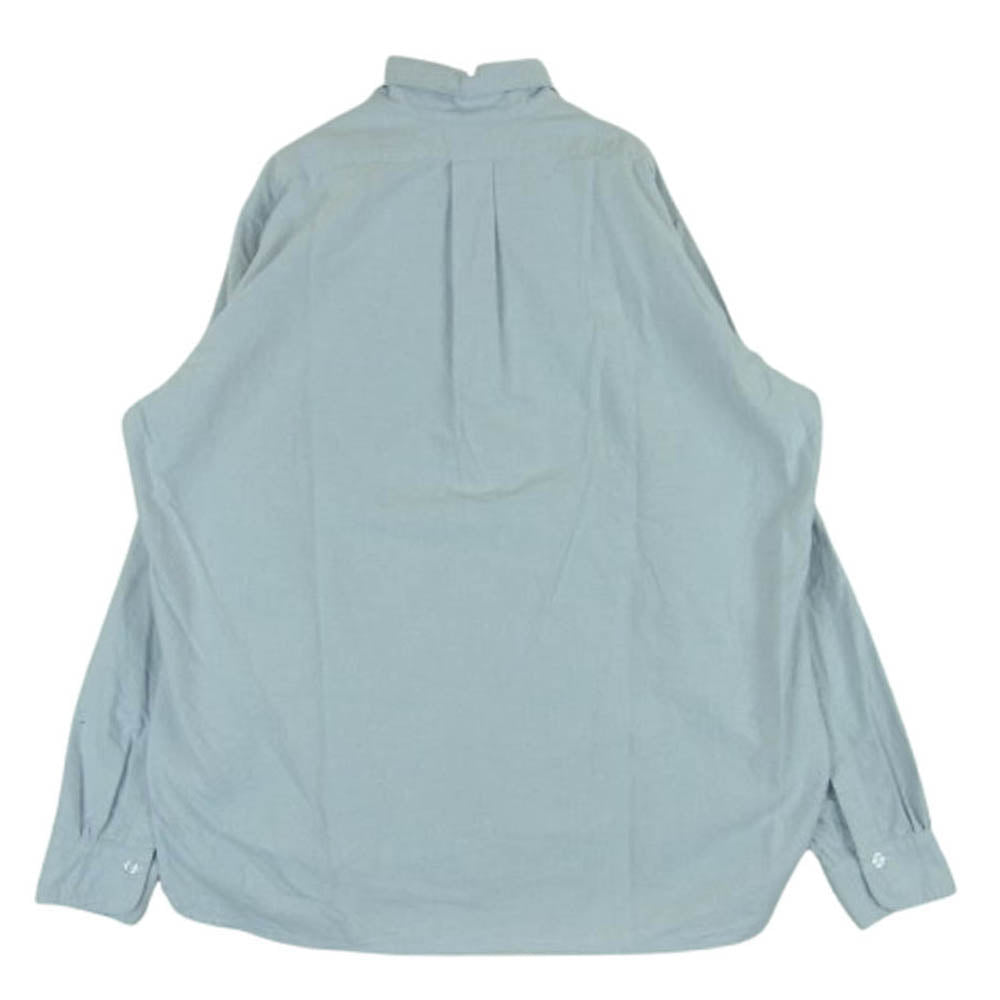 ネセサリー オア アンネセサリー プルオーバー コットン BD 長袖 シャツ ライトブルー系 15.5【中古】
