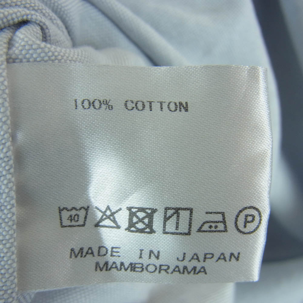 ネセサリー オア アンネセサリー プルオーバー コットン BD 長袖 シャツ ライトブルー系 15.5【中古】