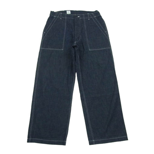 アラン ベイカー デニム パンツ コットン 日本製 インディゴブルー系 4【中古】