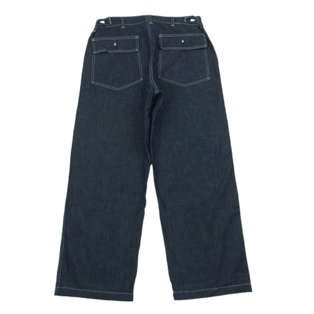 アラン ベイカー デニム パンツ コットン 日本製 インディゴブルー系 4【中古】