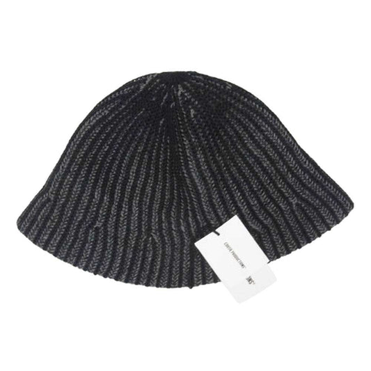 クーティープロダクションズ 25SS CTE-25S516 Knit Crusher Hat 擬麻コットン加工 バケットハット 帽子 ブラック系 FREE【極上美品】【中古】