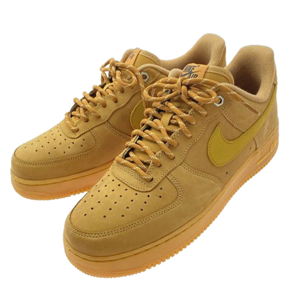NIKE ナイキ CJ9179-200 Air Force 1 Low '07 WB Flax/Wheat エアフォース1 ロー フラックス ウィート ローカット スニーカー ブラウン系 27.5cm【中古】
