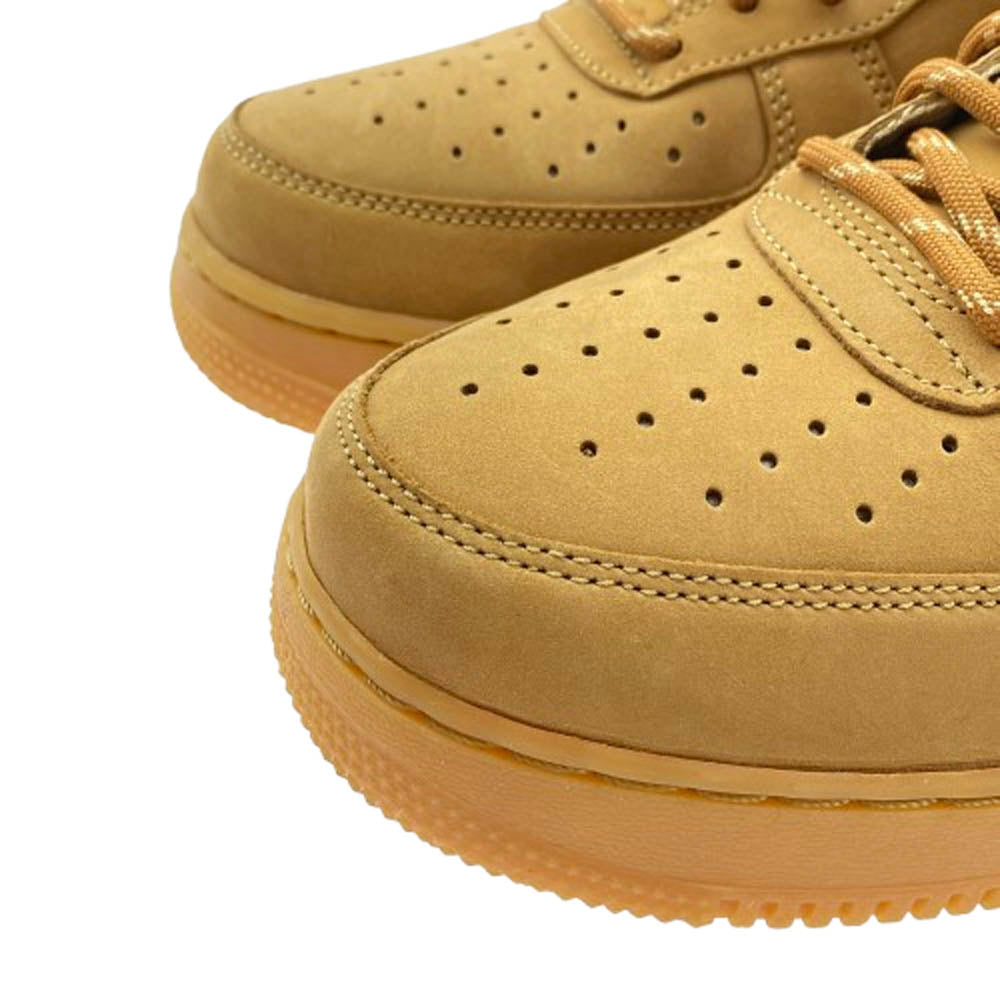 NIKE ナイキ CJ9179-200 Air Force 1 Low '07 WB Flax/Wheat エアフォース1 ロー フラックス ウィート ローカット スニーカー ブラウン系 27.5cm【中古】