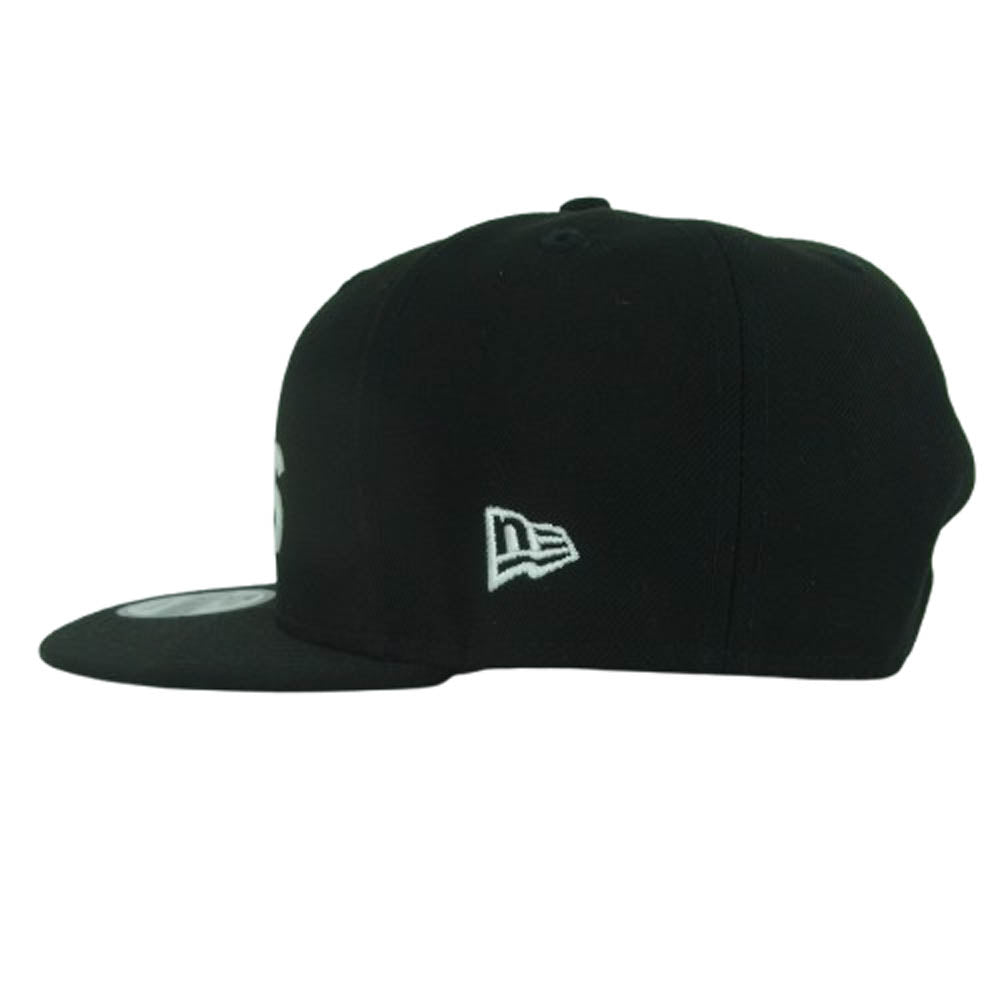 ガヴィル 25SS NEW ERA 9FIFTY GVLS FLAT VISOR CAP スナップバック キャップ 帽子 ブラック系 MEDIUM/LARGE【中古】