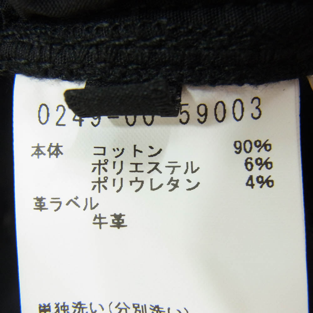 5351プールオム 5ポケット ボタンフライ ブラックデニム スリムフィット スキニー パンツ ブラック系 48【中古】
