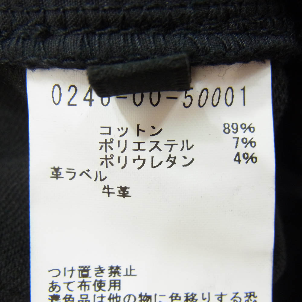 5351プールオム 5ポケット ボタンフライ ブラックデニム スリムフィット スキニー パンツ ブラック系 48【中古】