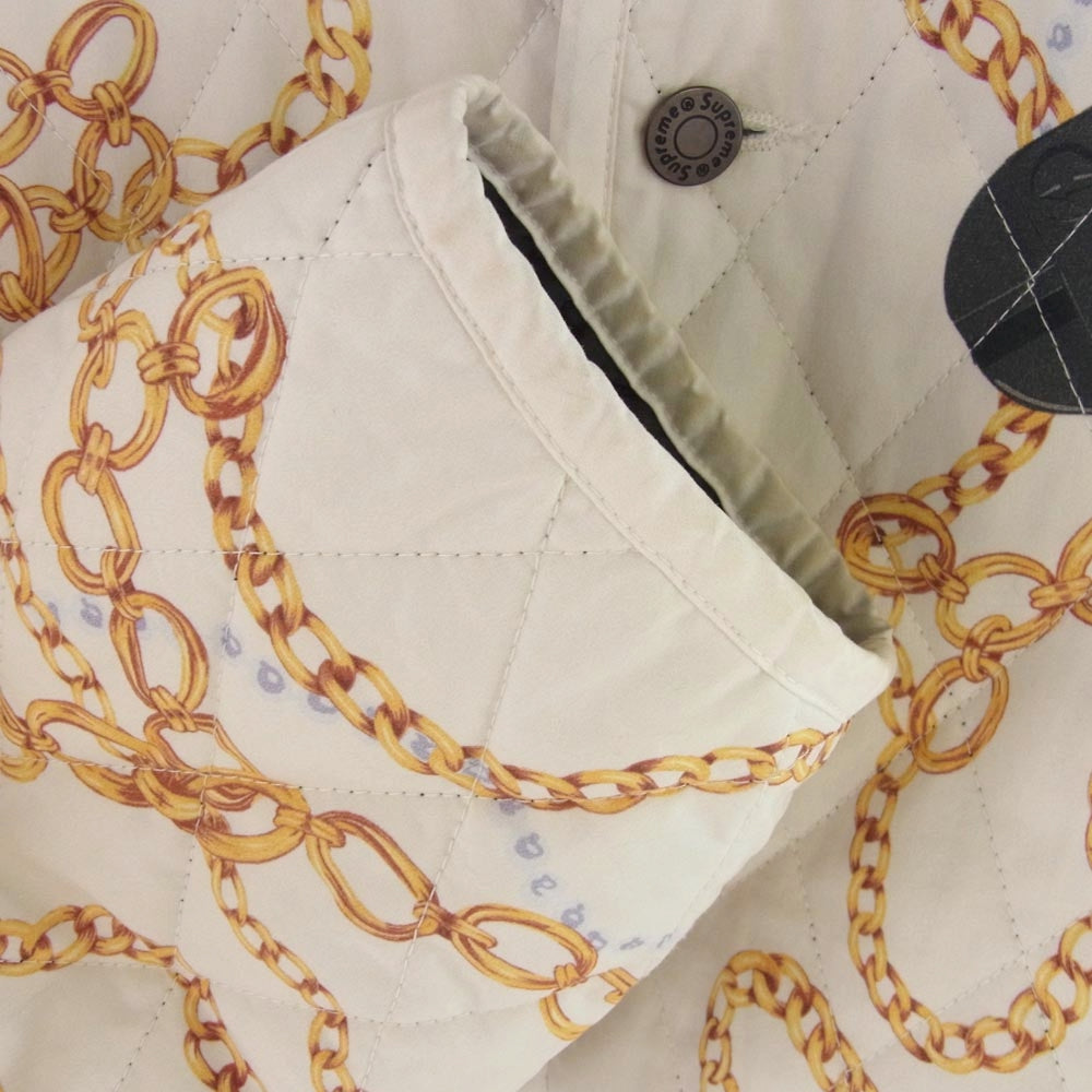 Supreme シュプリーム 20AW Chains Quilted Jacket チェーンプリント