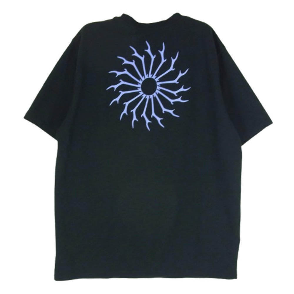 South2 West8 サウスツーウェストエイト MR834 S/S Round Pocket Tee ディアスカルプリント サークルホーン クルーネック 半袖 Tシャツ ブラック系 M【美品】【中古】