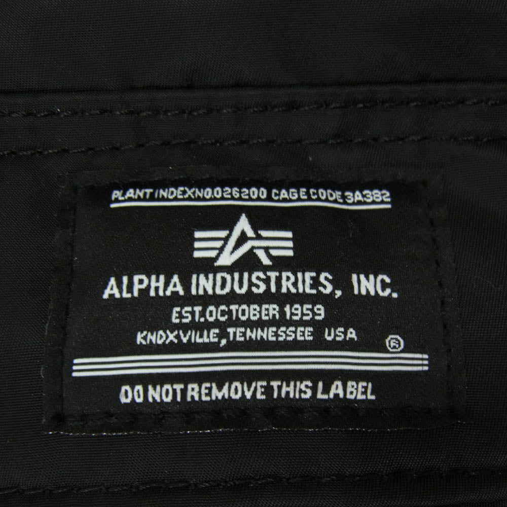 ALPHA アルファ TZ1138-001 2WAY HELMET BAG ヘルメットバッグ ハンドバッグ ショルダーバッグ ブラック系【新古品】【未使用】【中古】