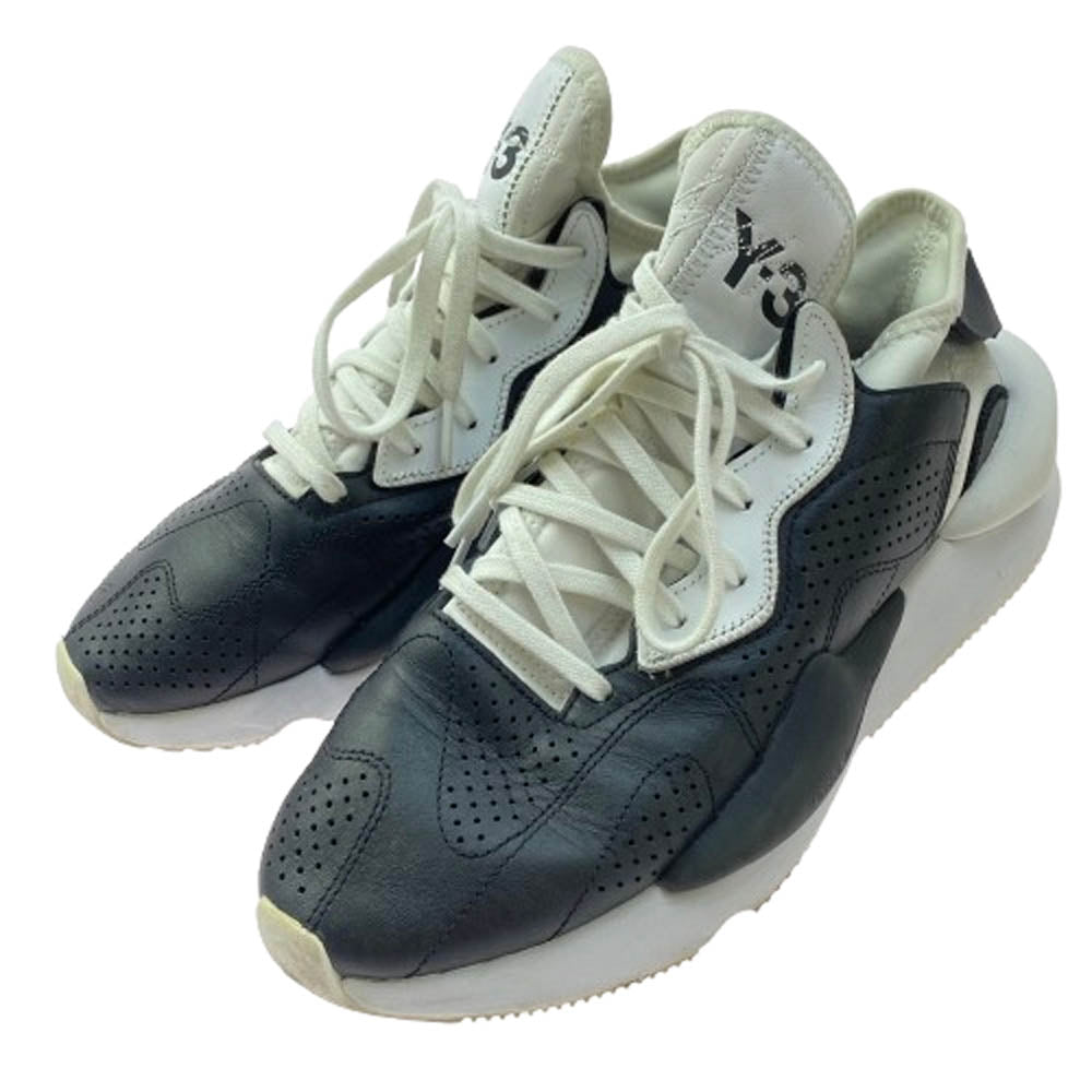 Y-3 Yohji Yamamoto ワイスリー ヨウジヤマモト Yohji Yamamoto adidas KAIWA カイワ ローカット スニーカー ブラック系 27.5cm【中古】