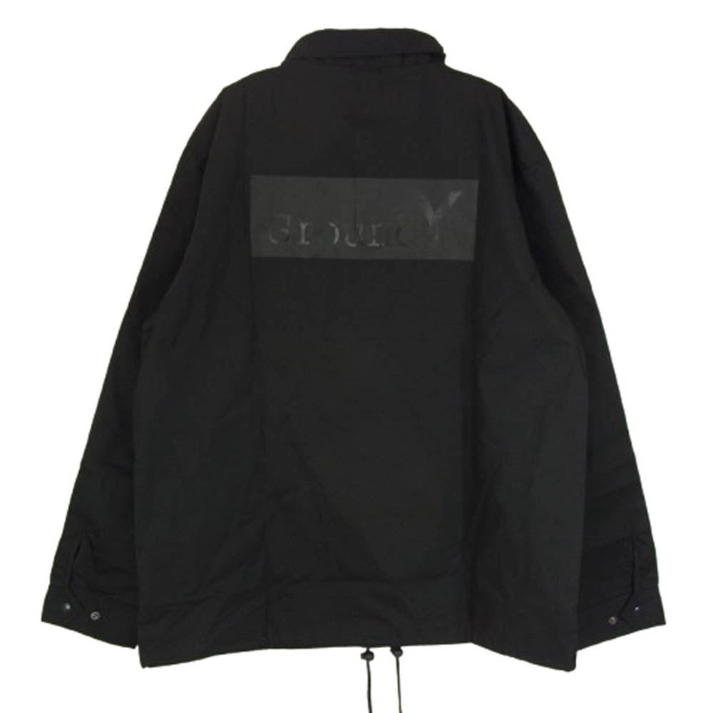 Yohji Yamamoto ヨウジヤマモト G0-J51-901-1 Ground Y グラウンドワイ COTTON TWILL WEATHER CROSS COACH JACKET コーチ ジャケット ブラック系 03【新古品】【未使用】【中古】