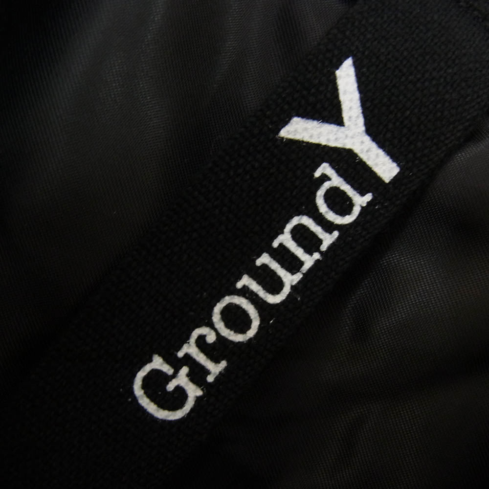 Yohji Yamamoto ヨウジヤマモト G0-J51-901-1 Ground Y グラウンドワイ COTTON TWILL WEATHER CROSS COACH JACKET コーチ ジャケット ブラック系 03【新古品】【未使用】【中古】