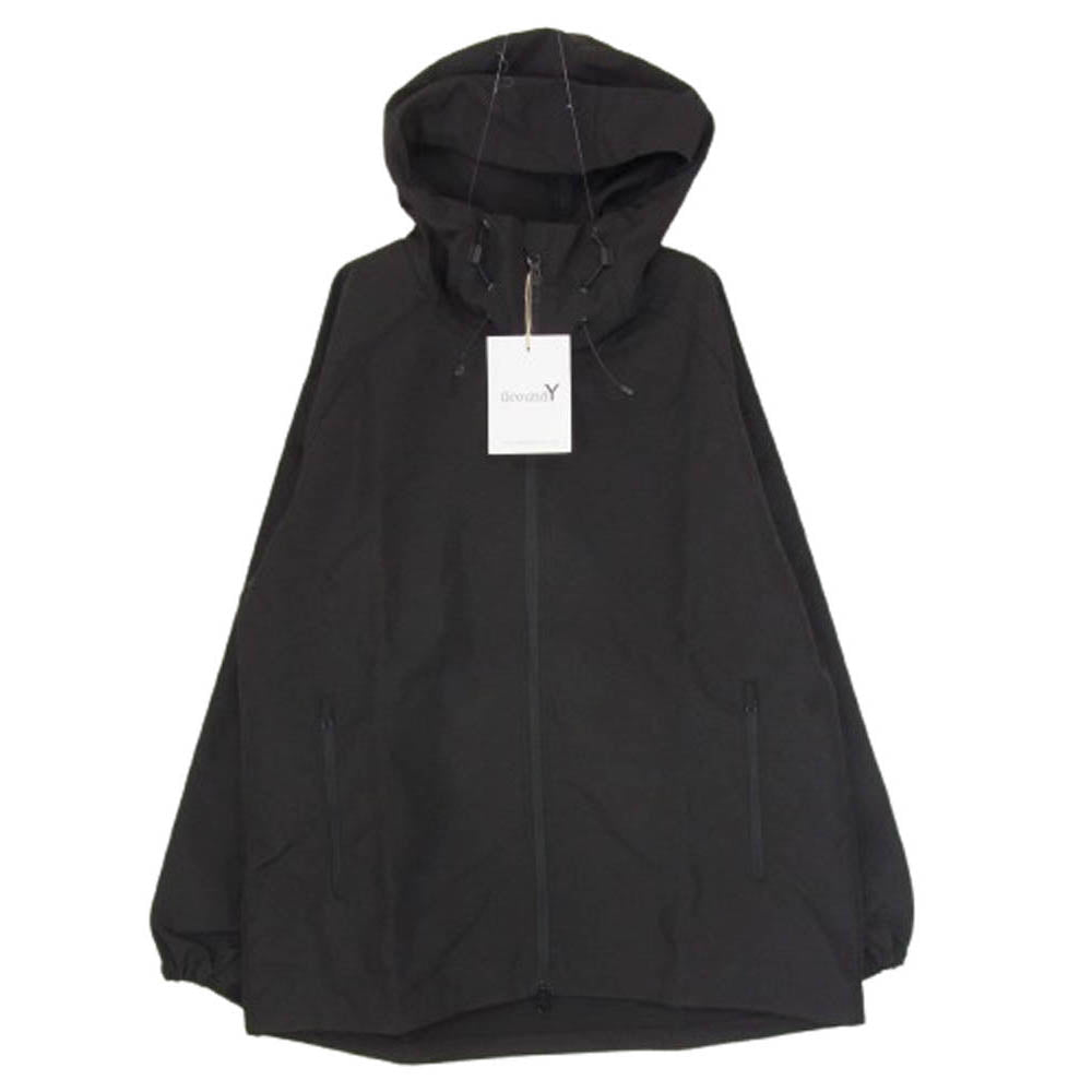 Yohji Yamamoto ヨウジヤマモト G0-J50-900-1 Ground Y グラウンドワイ MINI OXFORD CLOTH SHELL PARKA シェル パーカー ジャケット ブラック系 03【新古品】【未使用】【中古】