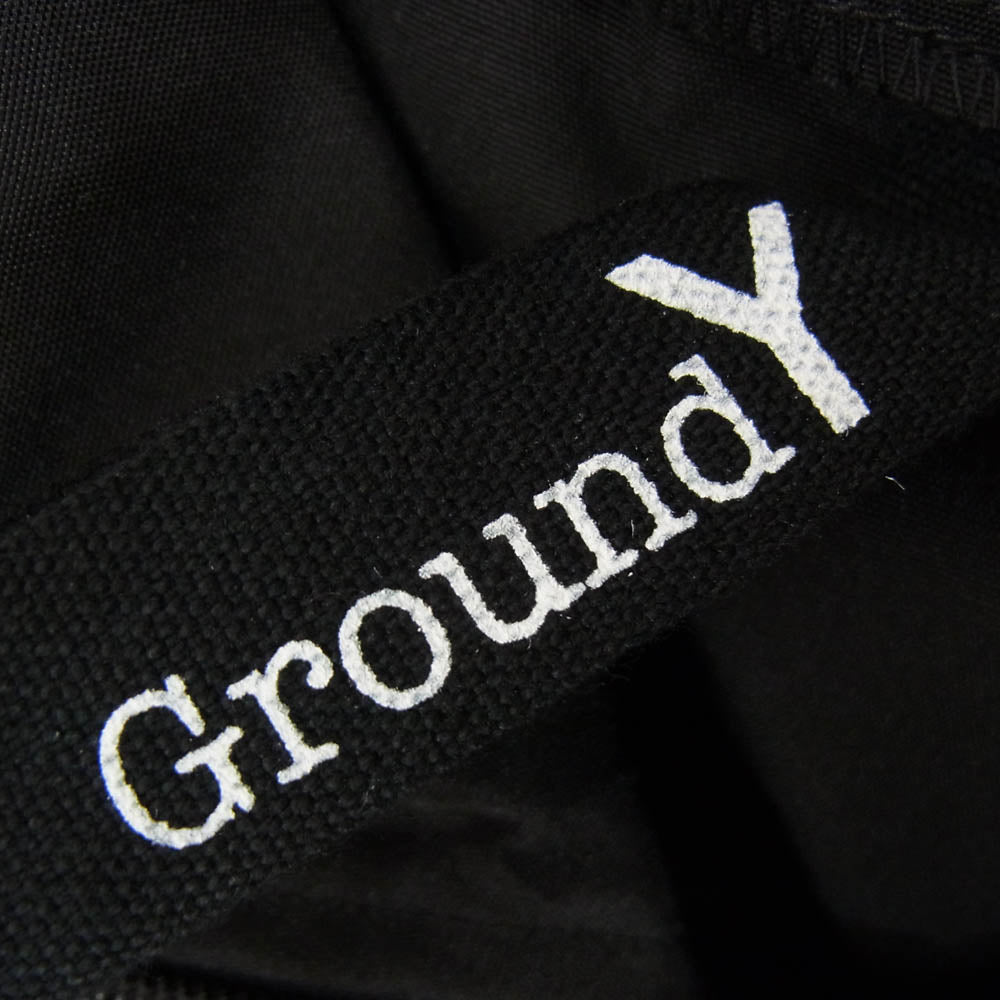 Yohji Yamamoto ヨウジヤマモト G0-J50-900-1 Ground Y グラウンドワイ MINI OXFORD CLOTH SHELL PARKA シェル パーカー ジャケット ブラック系 03【新古品】【未使用】【中古】