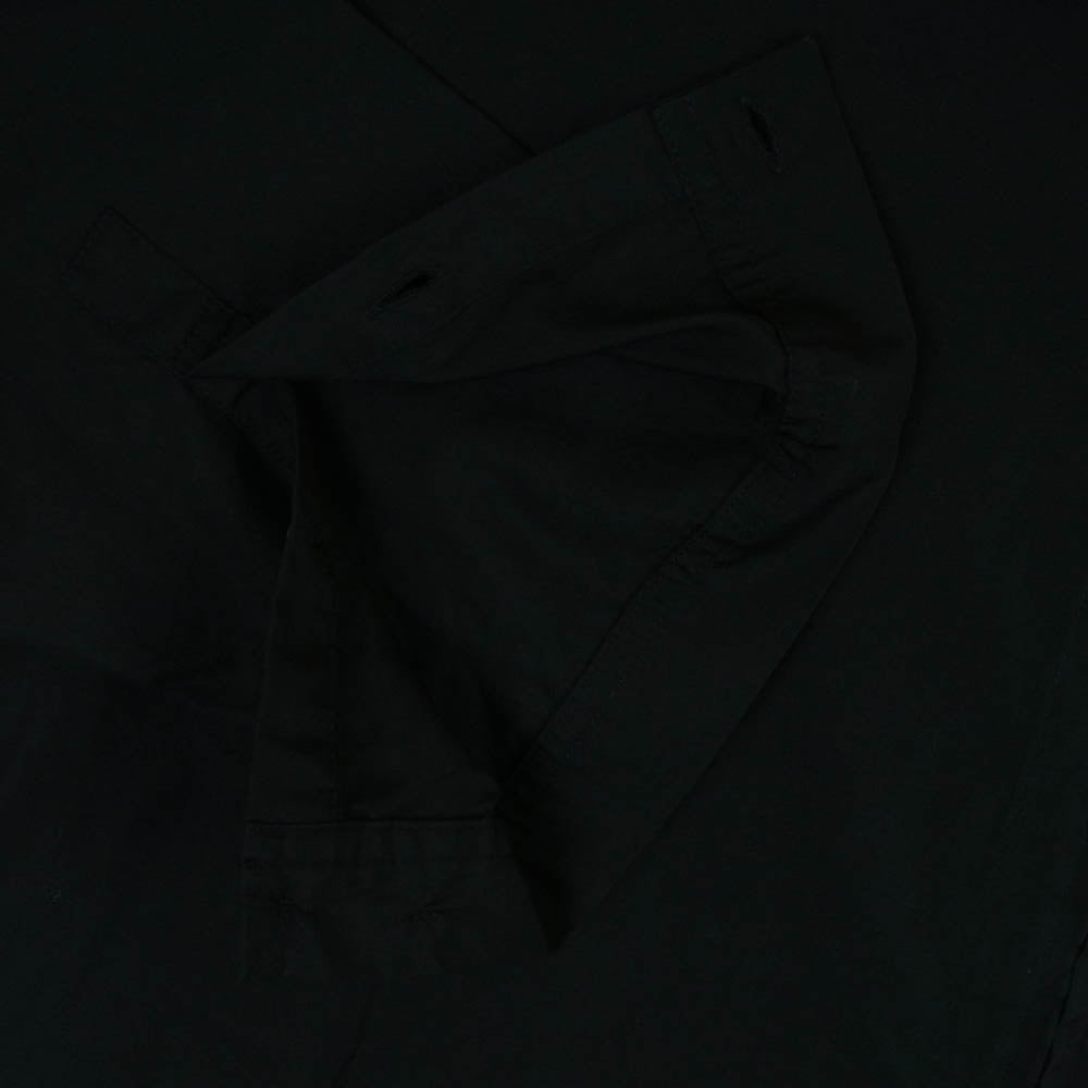 Yohji Yamamoto ヨウジヤマモト 24SS UY-B04-080-2 S'YTE サイト COTTON BROAD CLOTH STAND COLLAR SHIRTS フルジップ 長袖 シャツ ブラック系 3【極上美品】【中古】