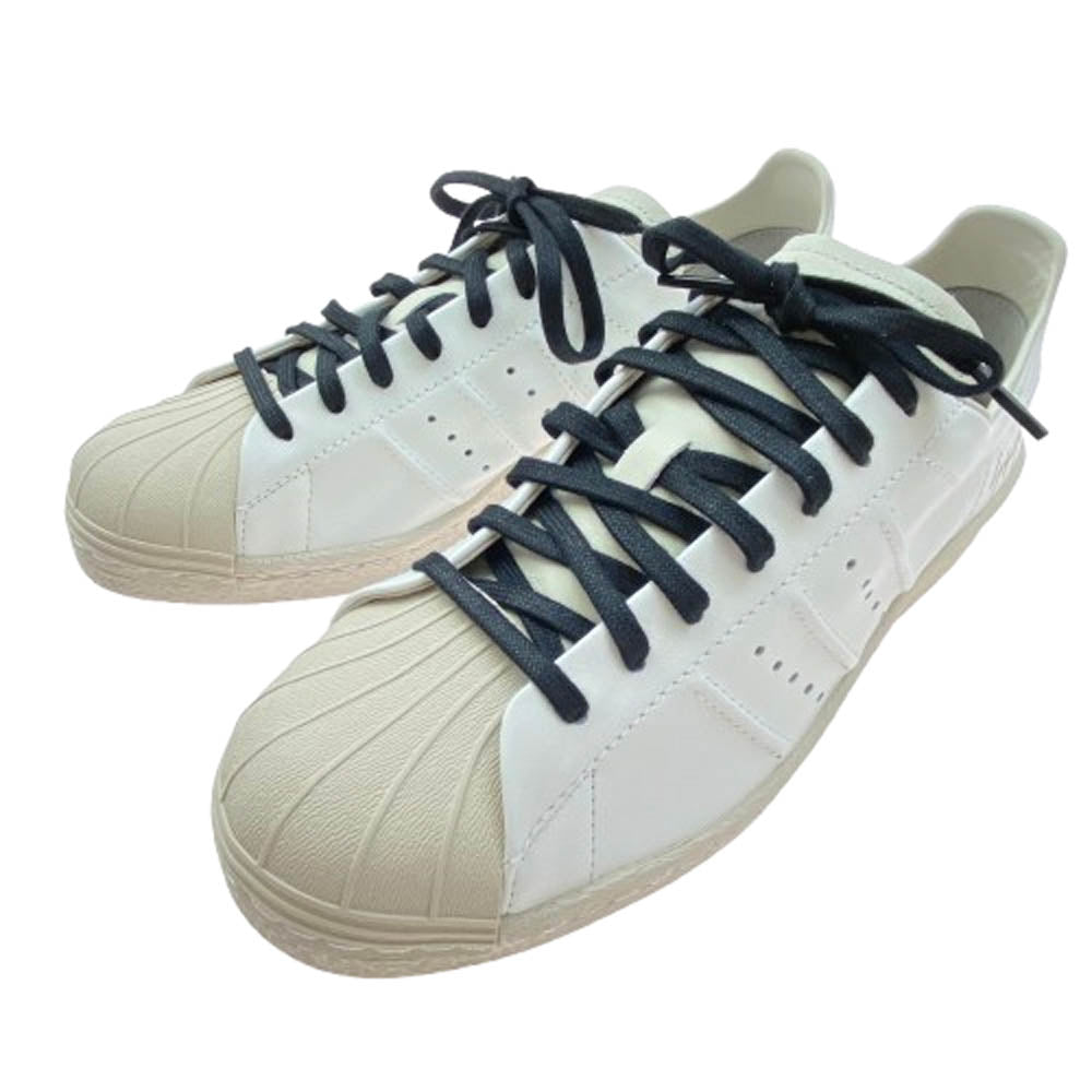 Y-3 Yohji Yamamoto ワイスリー ヨウジヤマモト JQ5002 Yohji Yamamoto adidas SUPERSTAR スーパースター ローカット スニーカー ホワイト系 27cm【極上美品】【中古】