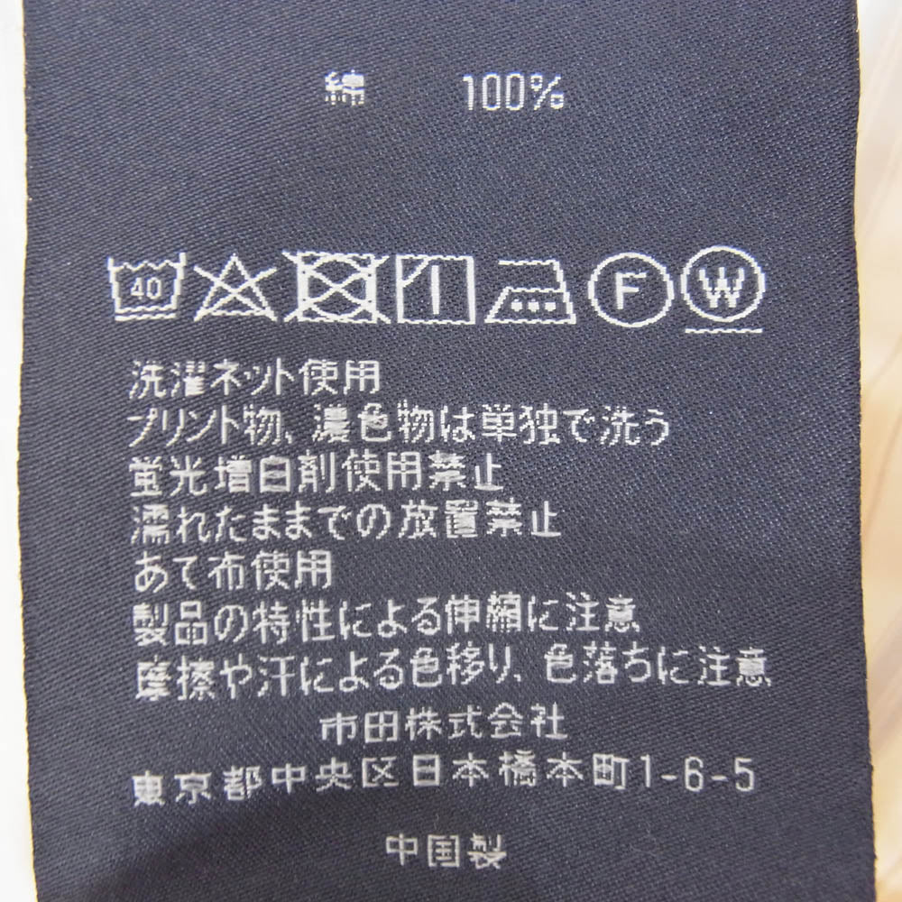 RALPH LAUREN ラルフローレン 5070-8014-12 ポニー刺繍 ジーンストライプ スリープ ドレス ベージュ系 M【極上美品】【中古】