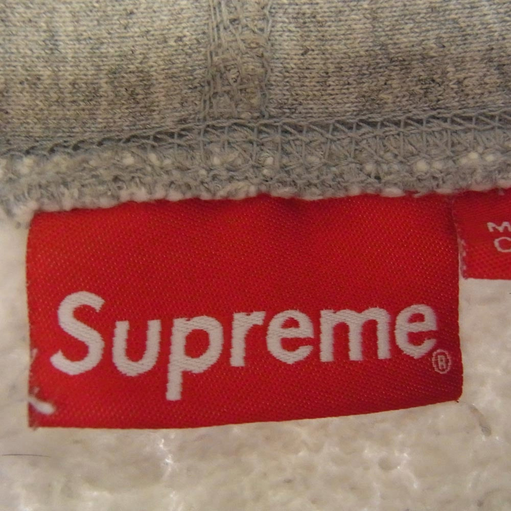 Supreme シュプリーム 20AW S Logo Hooded Sweatshirt  Sロゴ プルオーバーパーカー フーディー グレー系 L【中古】