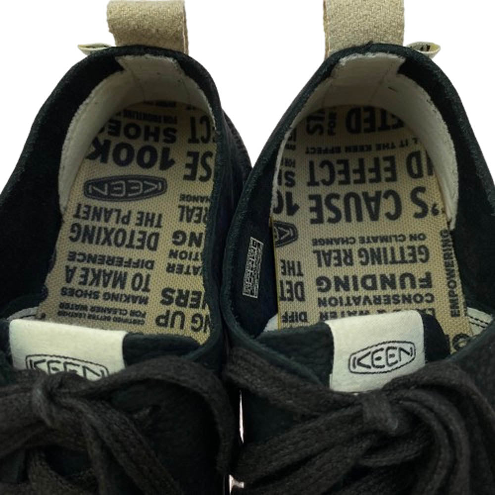 KEEN キーン 1026459 MOSEY DERBY LEATHER モージー ダービー レザー ローカット スニーカー ブラック系 7【極上美品】【中古】