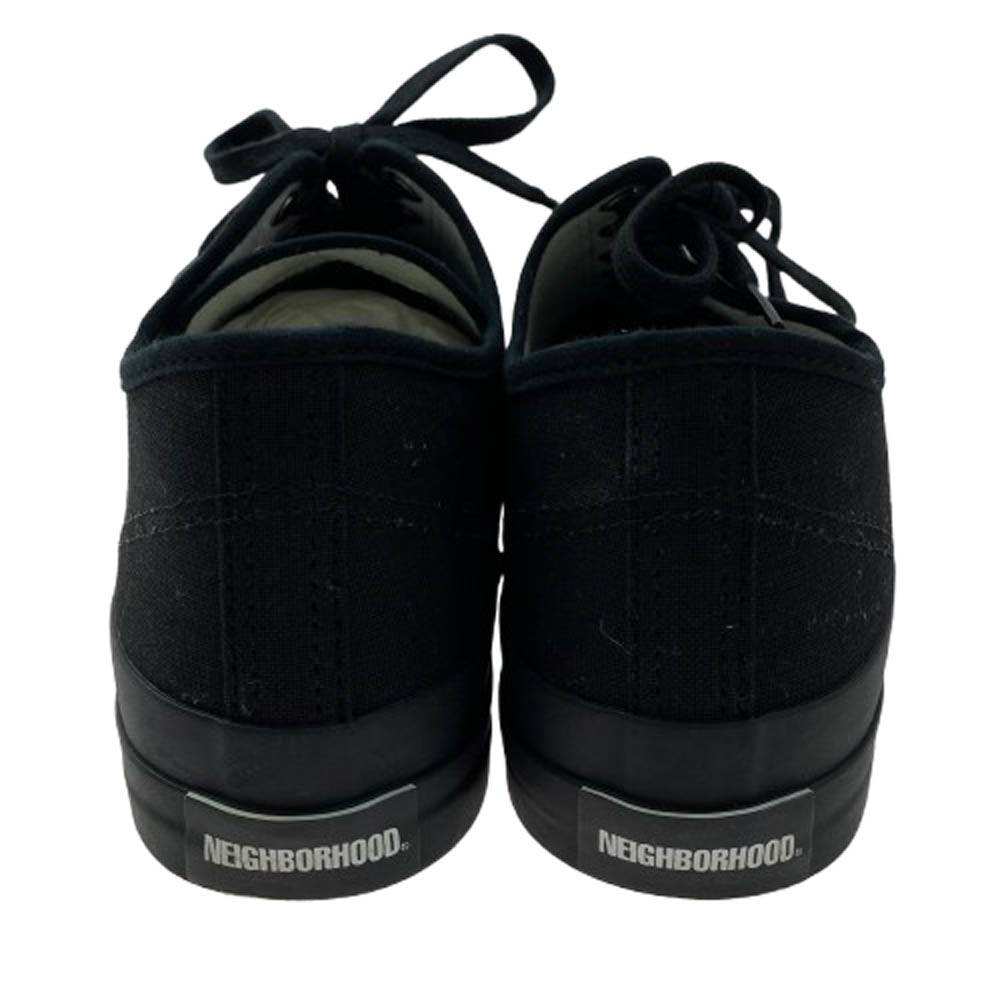 NEIGHBORHOOD ネイバーフッド 23AW 232MSMUN-FW01 NHXMOONSTAR.GR LOW SNEAKER ムーンスター ローカット スニーカー ブラック系 25cm【美品】【中古】