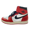 NIKE AIR JORDAN ナイキ ジョーダン 130207 101 AIR JORDAN 1 HIGH CHICAGO 1994年復刻 エアジョーダン1 ヴィンテージ レトロ ハイ シカゴ スニーカー レッド系 7.5【美品】【中古】