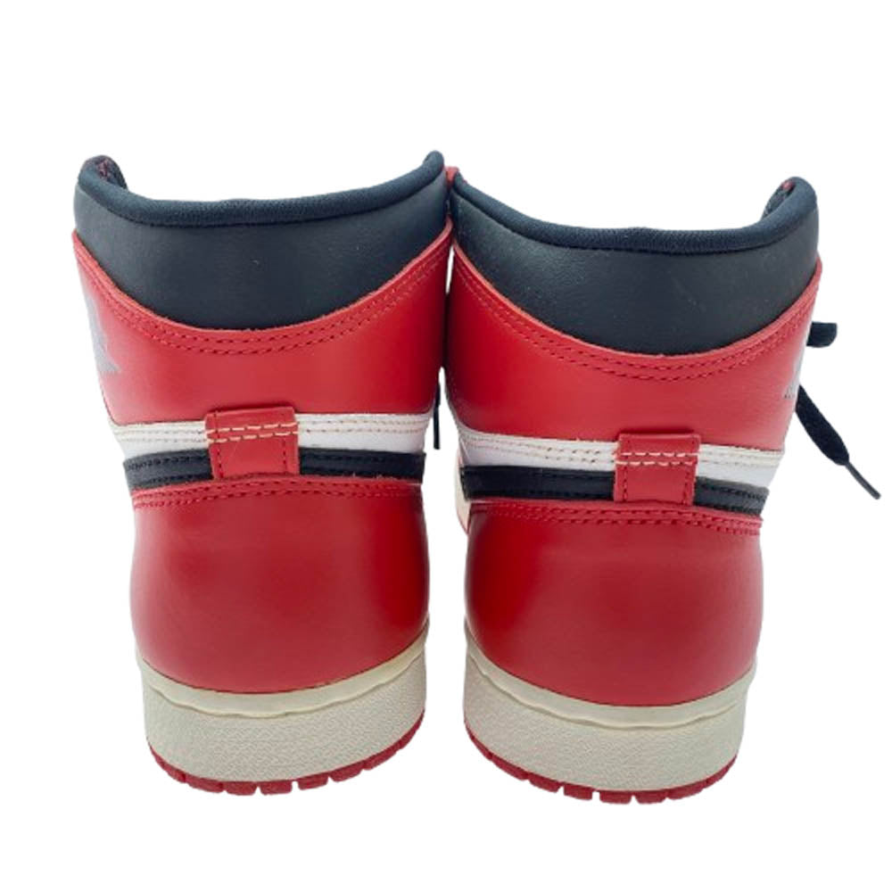 NIKE AIR JORDAN ナイキ ジョーダン 130207 101 AIR JORDAN 1 HIGH CHICAGO 1994年復刻 エアジョーダン1 ヴィンテージ レトロ ハイ シカゴ スニーカー レッド系 7.5【美品】【中古】