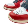 NIKE AIR JORDAN ナイキ ジョーダン 130207 101 AIR JORDAN 1 HIGH CHICAGO 1994年復刻 エアジョーダン1 ヴィンテージ レトロ ハイ シカゴ スニーカー レッド系 7.5【美品】【中古】