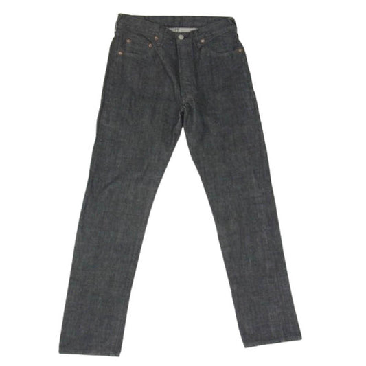 ワーカーズ 802 Slim Tapered Jeans スリム テーパード ジーンズ デニム パンツ グレー ブラック系 31【中古】