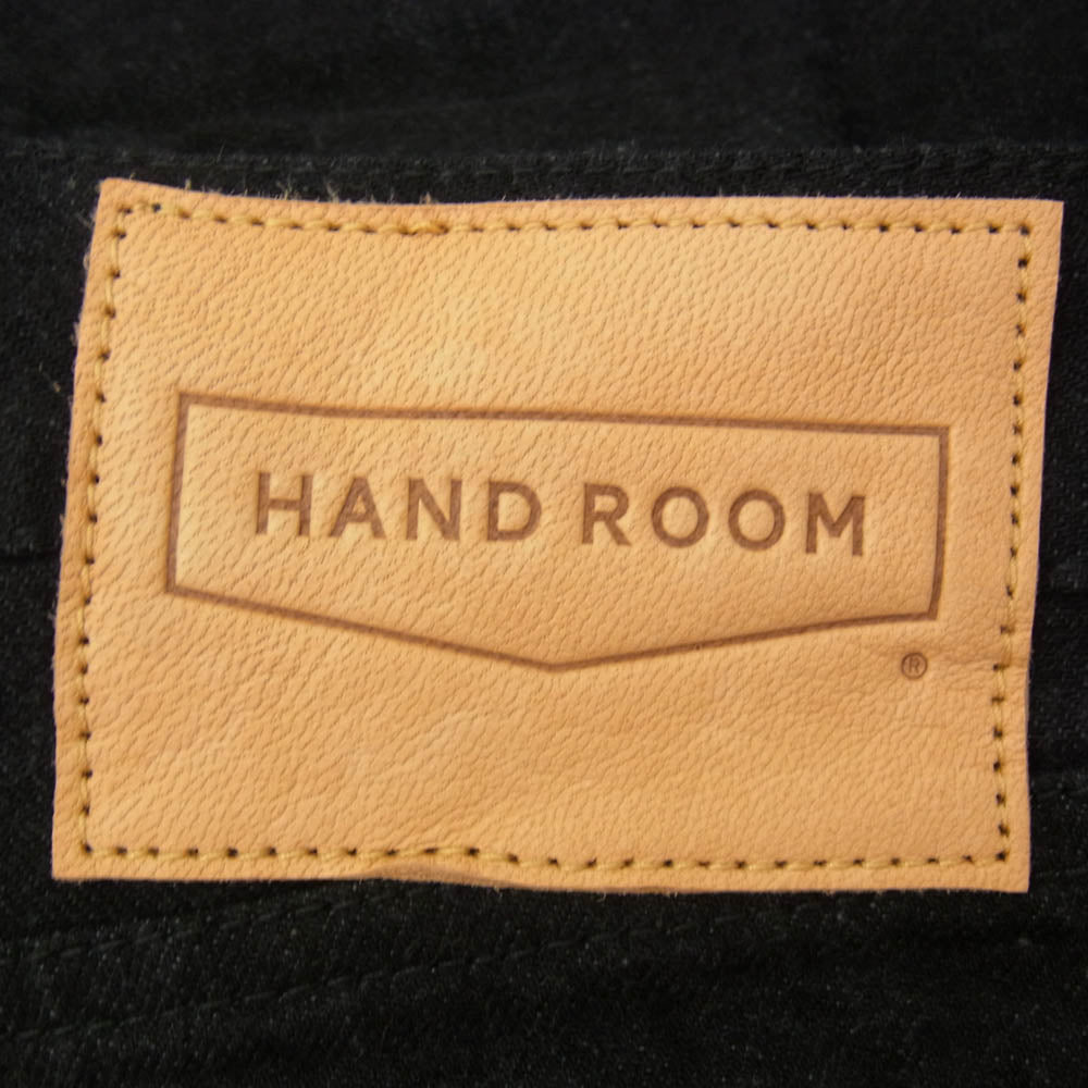 ハンドルーム 8074-1402 REGULAR FIT 5 POCKET JEANS BLACK レギュラーフィット 5 ポケット ジーンズ ブラック デニム パンツ ブラック系 M【極上美品】【中古】