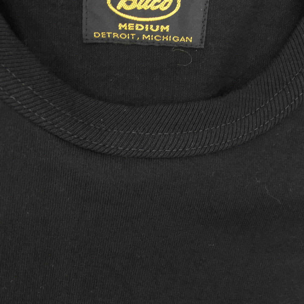 The REAL McCOY'S ザリアルマッコイズ BC25003 BUCO SKULL PISTON TEE ブコ スカル プリント 半袖 Tシャツ ブラック系 M【極上美品】【中古】