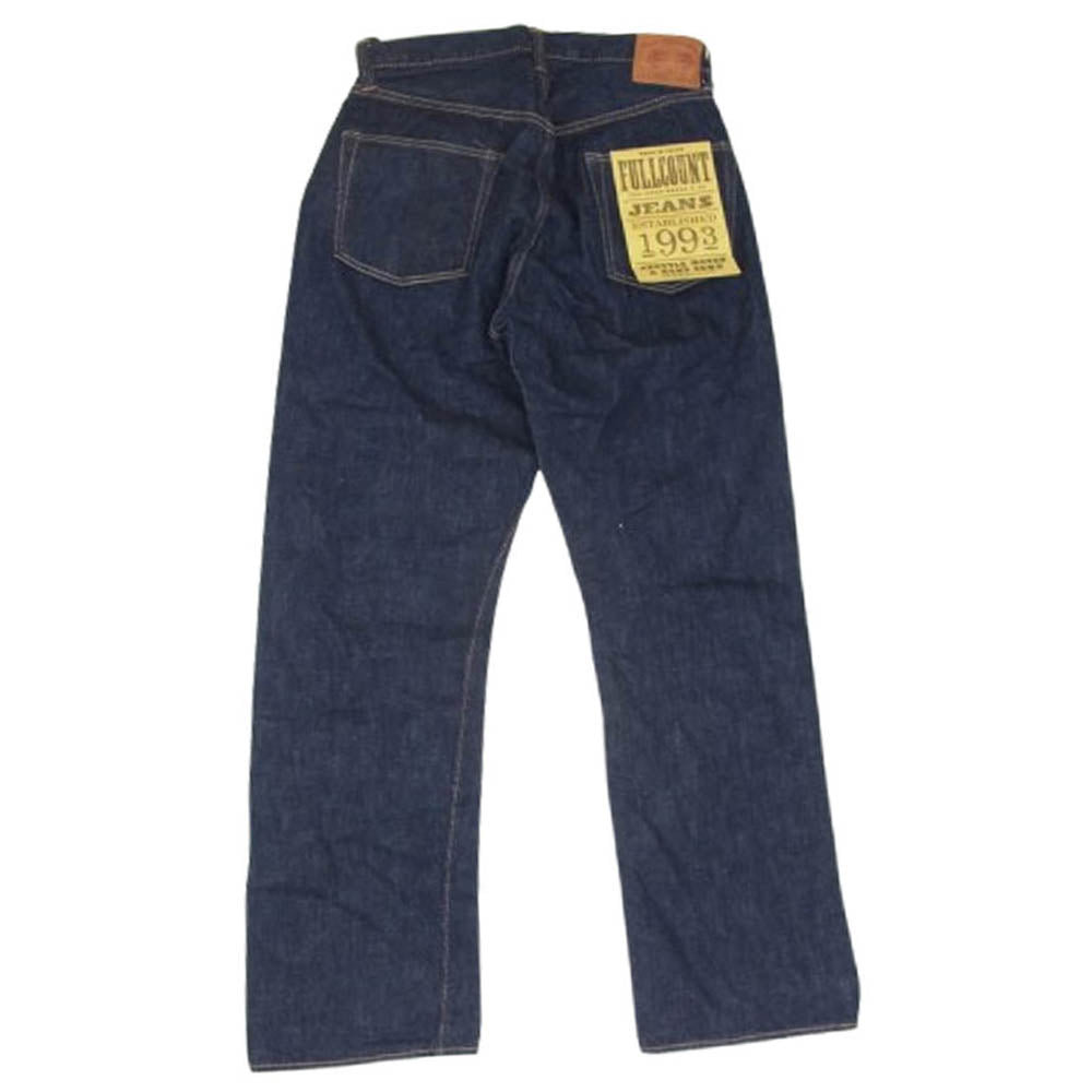 FULLCOUNT フルカウント 0105SSW Wide Denim 11.5oz セルビッチ ワイド デニム パンツ インディゴブルー系 30【新古品】【未使用】【中古】