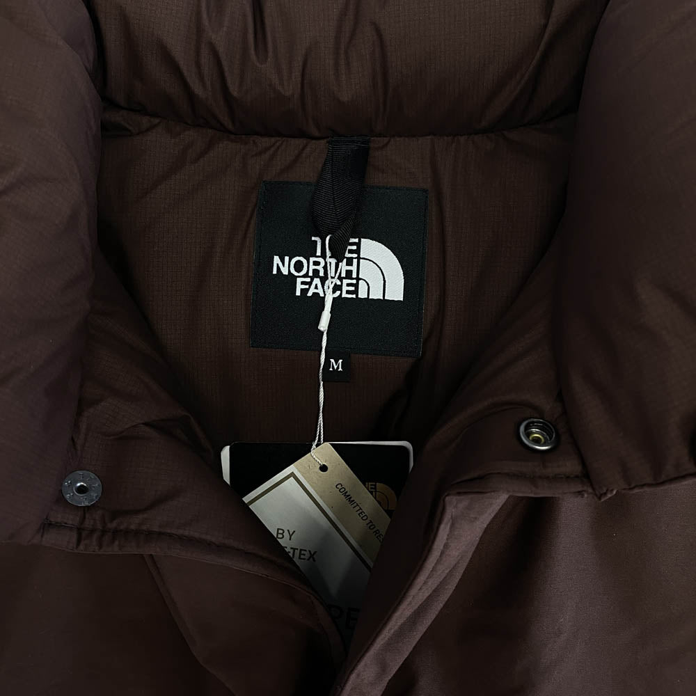 THE NORTH FACE ノースフェイス ND92361 Alteration Sierra Jacket ロゴ刺繍 オルタレーション シエラ ダウン ジャケット ブラウン系 M【中古】