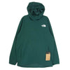 THE NORTH FACE ノースフェイス NB72385 ES ANYTIME WIND HOODIE ロゴプリント ウインド ジップ パーカー グリーン系 M【新古品】【未使用】【中古】