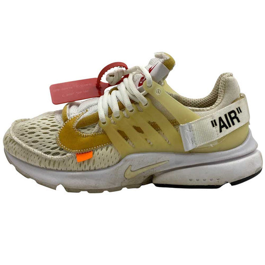 NIKE ナイキ AA3830-100 × Off-White オフホワイト 【フェイクバスターズ鑑定済】 Air Presto White Black Cone エアプレスト ホワイト ブラック コーン ローカットスニーカー ホワイト系 27cm【中古】
