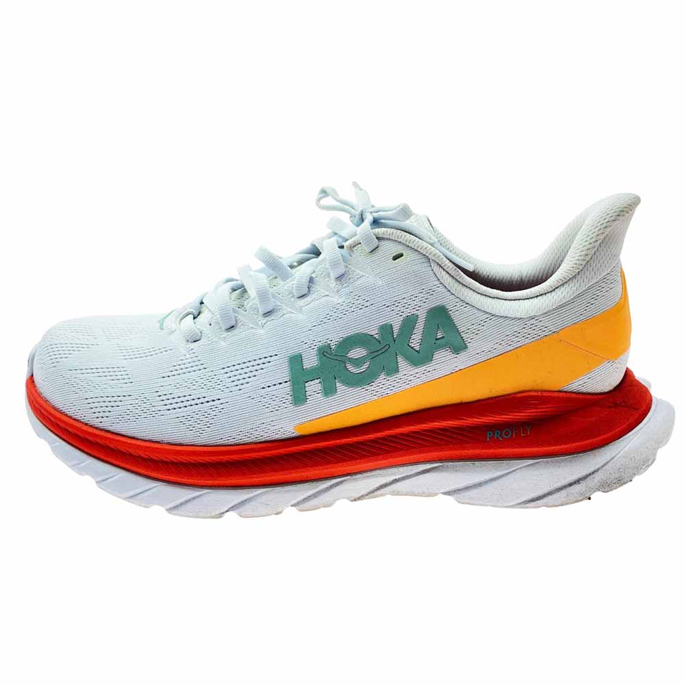 HOKA ONE ONE ホカ オネオネ MACH 4 1113528 マッハ 4 スニーカー ホワイト系 26cm【中古】