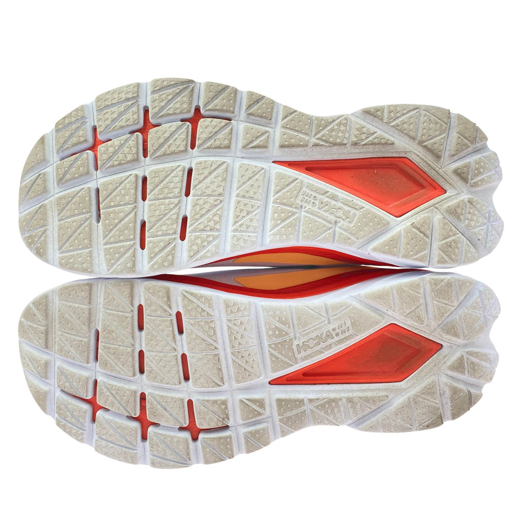 HOKA ONE ONE ホカ オネオネ MACH 4 1113528 マッハ 4 スニーカー ホワイト系 26cm【中古】