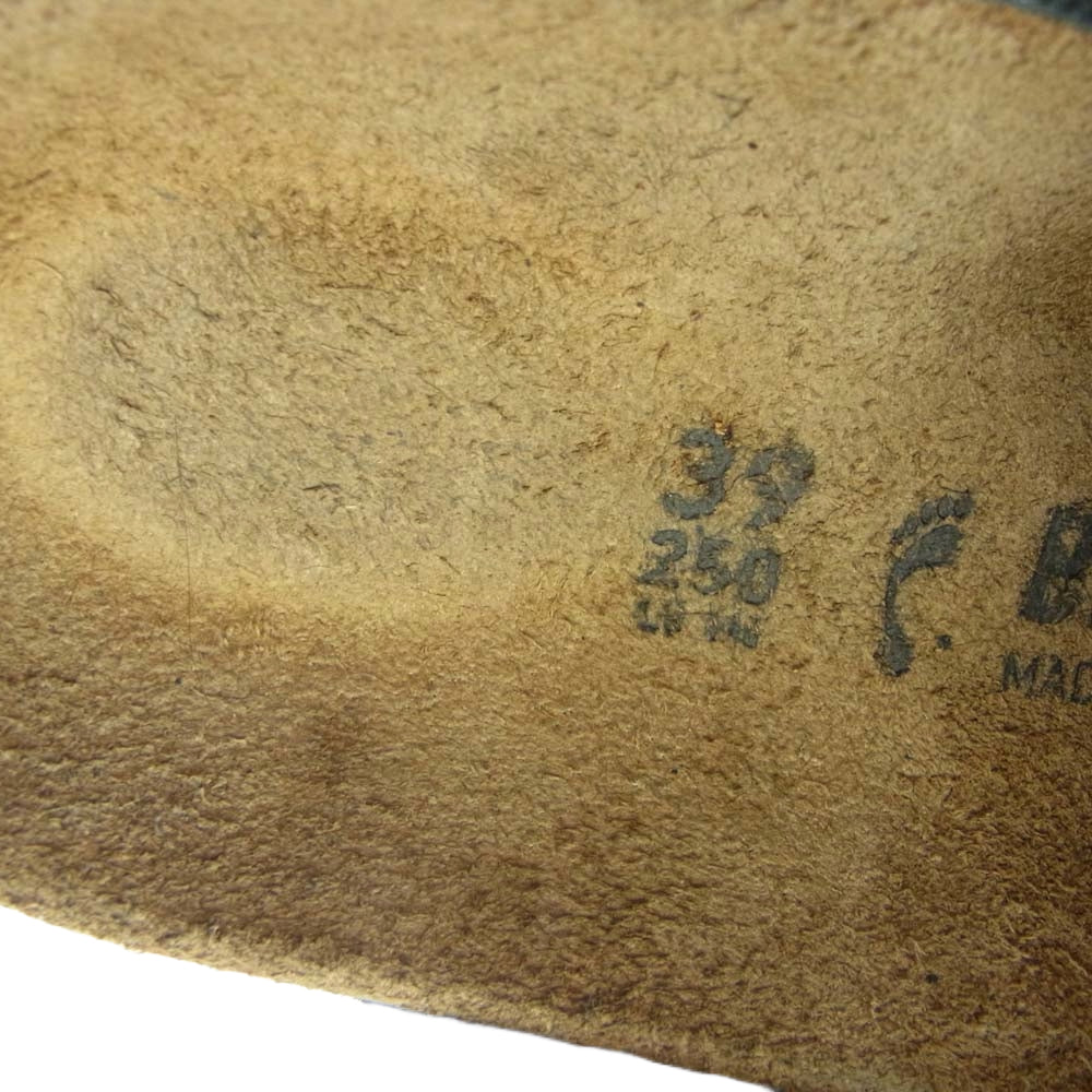 BIRKENSTOCK ビルケンシュトック BOSTON ボストン スエード レザー サンダル ブラック系 39【中古】