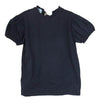 PRADA プラダ 35876G R181 1Q1D パフスリーブ バックリボン 半袖 Tシャツ ネイビー系 XS【中古】