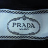 PRADA プラダ 35876G R181 1Q1D パフスリーブ バックリボン 半袖 Tシャツ ネイビー系 XS【中古】