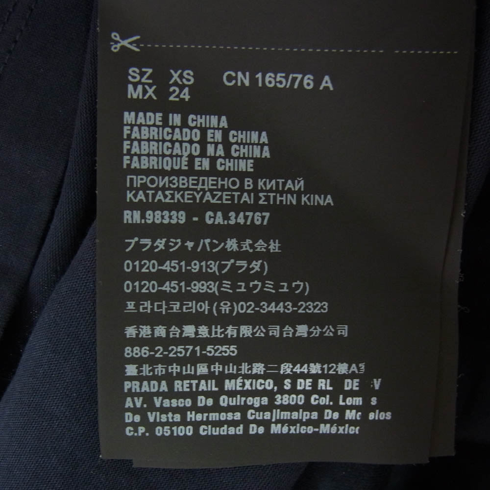 PRADA プラダ 35876G R181 1Q1D パフスリーブ バックリボン 半袖 T