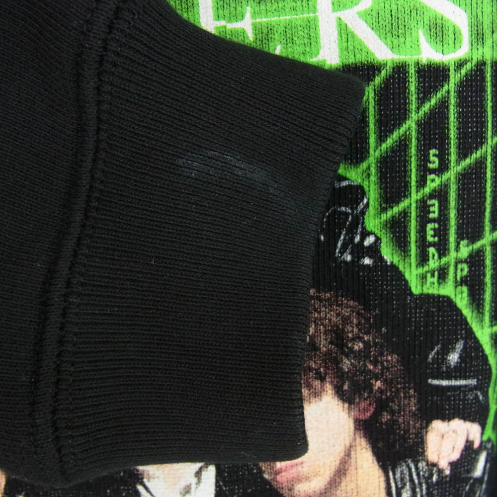 BALENCIAGA バレンシアガ 19SS 556095 TDV15 SPEEDHUNTERS PRINT スピードハンターズ プリント スウェット パーカー ブラック系 M【中古】