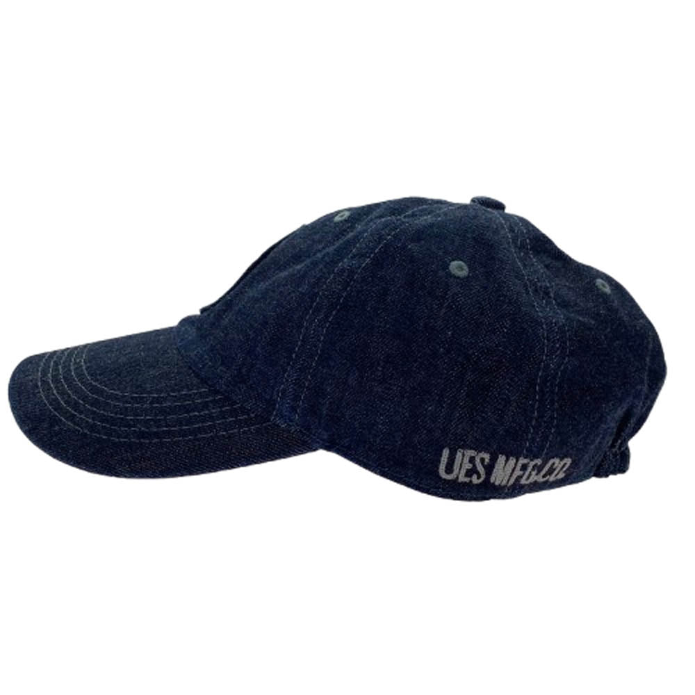 UES ウエス DENIM CAP ワッペン デニム キャップ インディゴブルー系 XL【中古】